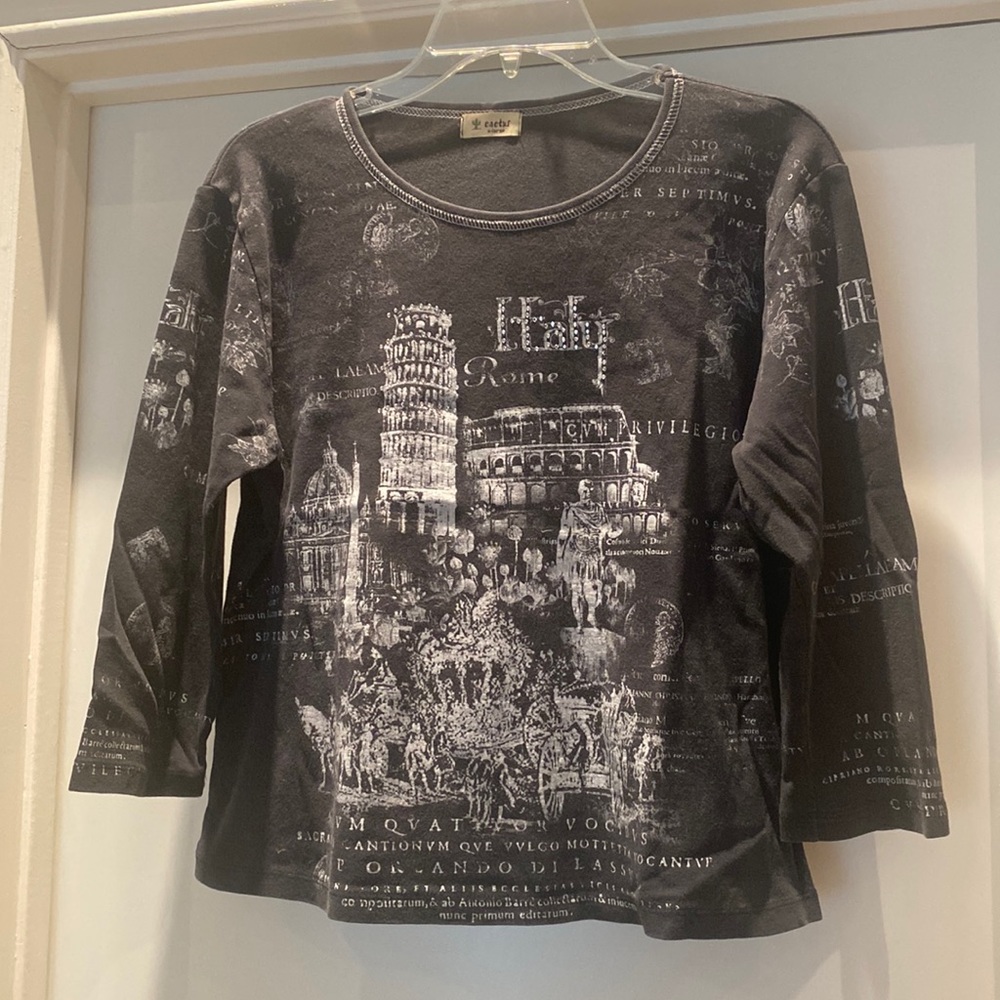 Italy, Rome women’s long sleeve tee shirt.